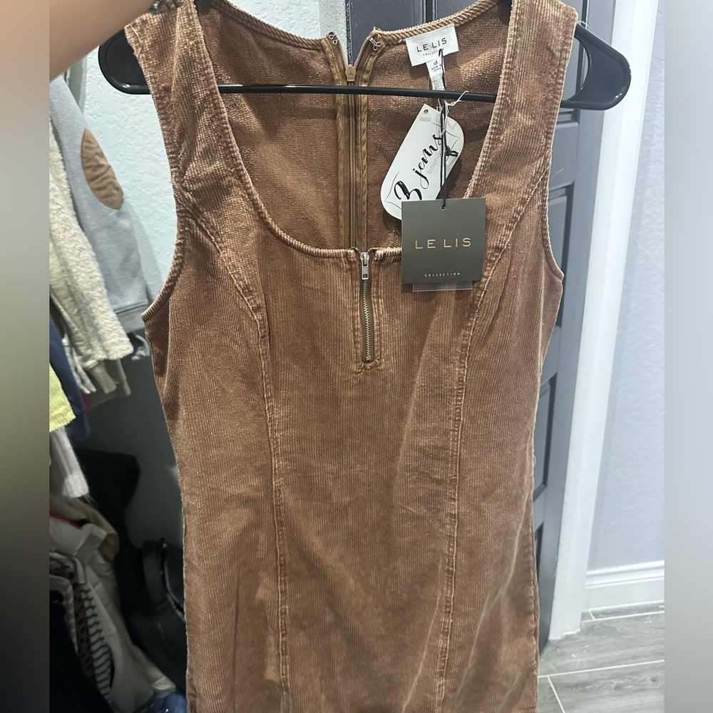 Le Lis brown corduroy dress
